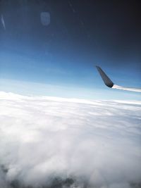 Aerial view of cloudscape