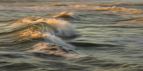 View of sea wave