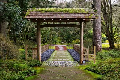 Footbridge in park