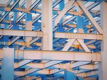 Low angle view of built structure against sky