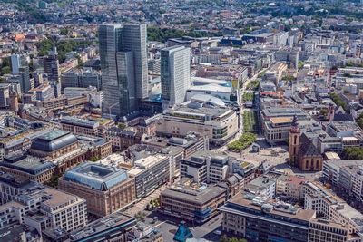 Aerial view of cityscape