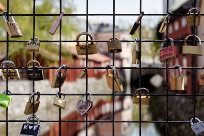 Close-up of chainlink fence