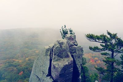 Scenic view of mountain against sky