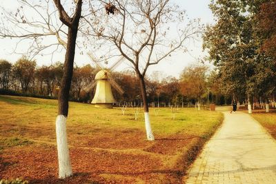 Park against sky