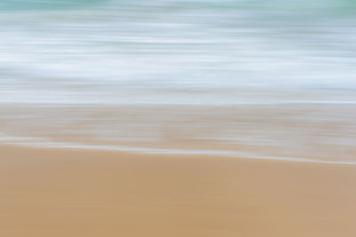 High angle view of beach