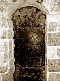 Entrance of old building