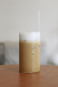 Close-up of drink on table