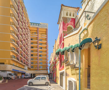 Shops mall of the american village of chatan in okinawa where depot island seaside is  located