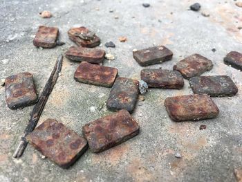 Close-up of rusty metal