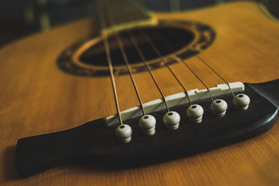 Close-up of guitar 