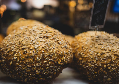 Close-up of bread