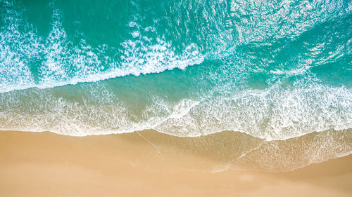 Aerial view of beach