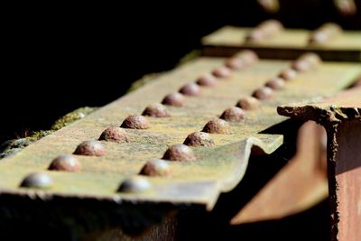 Close-up of rusty metal