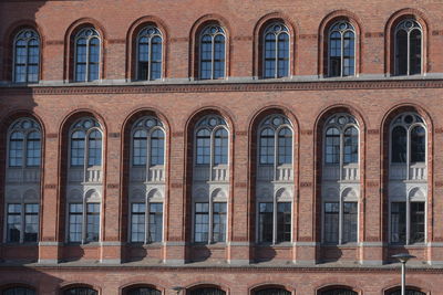 Low angle view of building in city