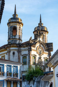 Low angle view of building against sky