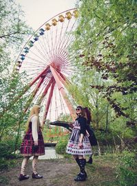 People enjoying in park