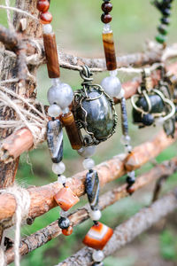 Close-up of christmas decorations