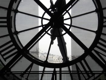 Low angle view of clock tower