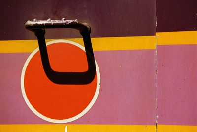 High angle view of basketball hoop