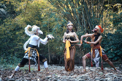 Group of people in traditional clothing