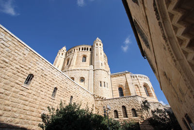 Church of dormition on mount zion, jerusalem