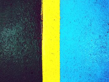 Full frame shot of yellow road