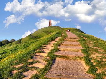 Glastonbury tor here we climb