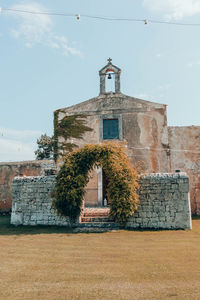 View of old building against sky
