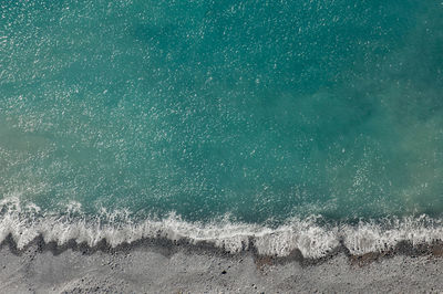 Scenic view of landscape against sky at night