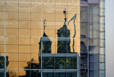 Low angle view of modern building