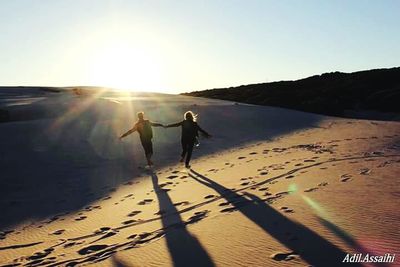 Sun shining through clouds