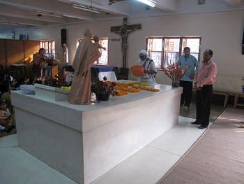 Group of people at restaurant