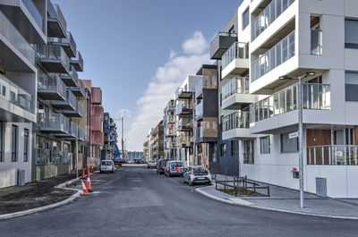 Reykjavik street in new neighbourhood