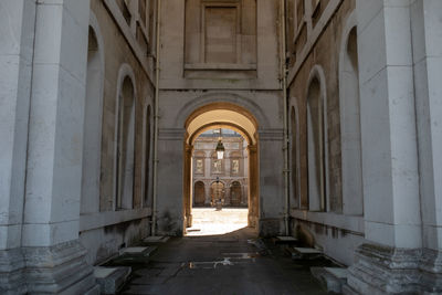 Entrance of historic building