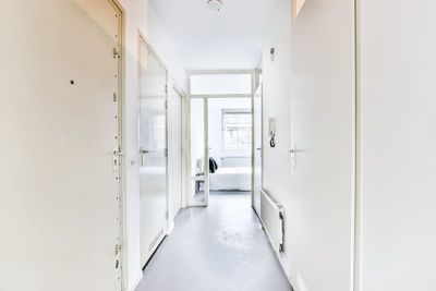 Empty corridor of apartment