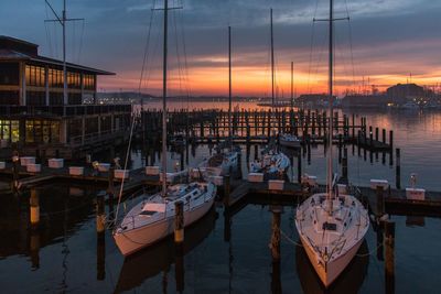 Sunrise at the annapolis yacht club 