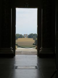 Entrance of building