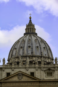 Low angle view of building against sky