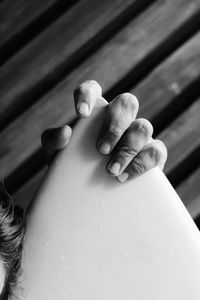 Close-up of human hand