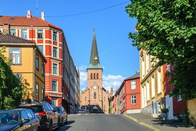 View of buildings in city