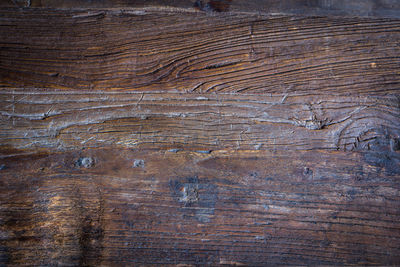 Full frame shot of weathered wooden plank