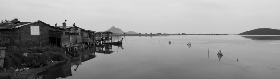 Panoramic view of sea against sky