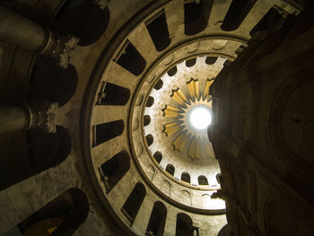 Low angle view of ceiling of building