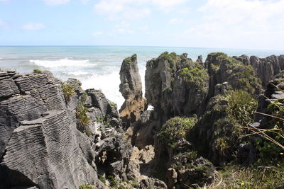 Panoramic view of sea against sky