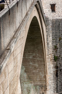 Low angle view of arch bridge