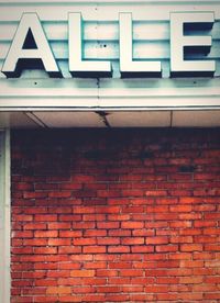 Brick wall with brick wall