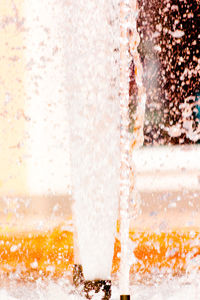 Close-up of splashing water