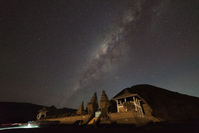 Scenic view of star field at night