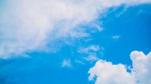 Low angle view of clouds in sky