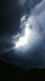 Scenic view of landscape against cloudy sky